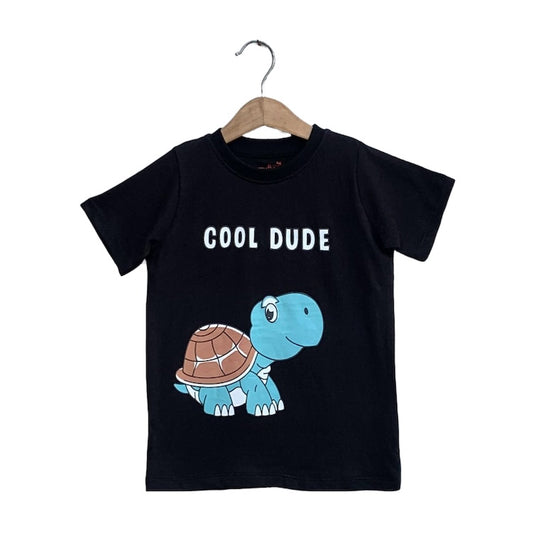 Boys printed cool dude cotton t-shirt