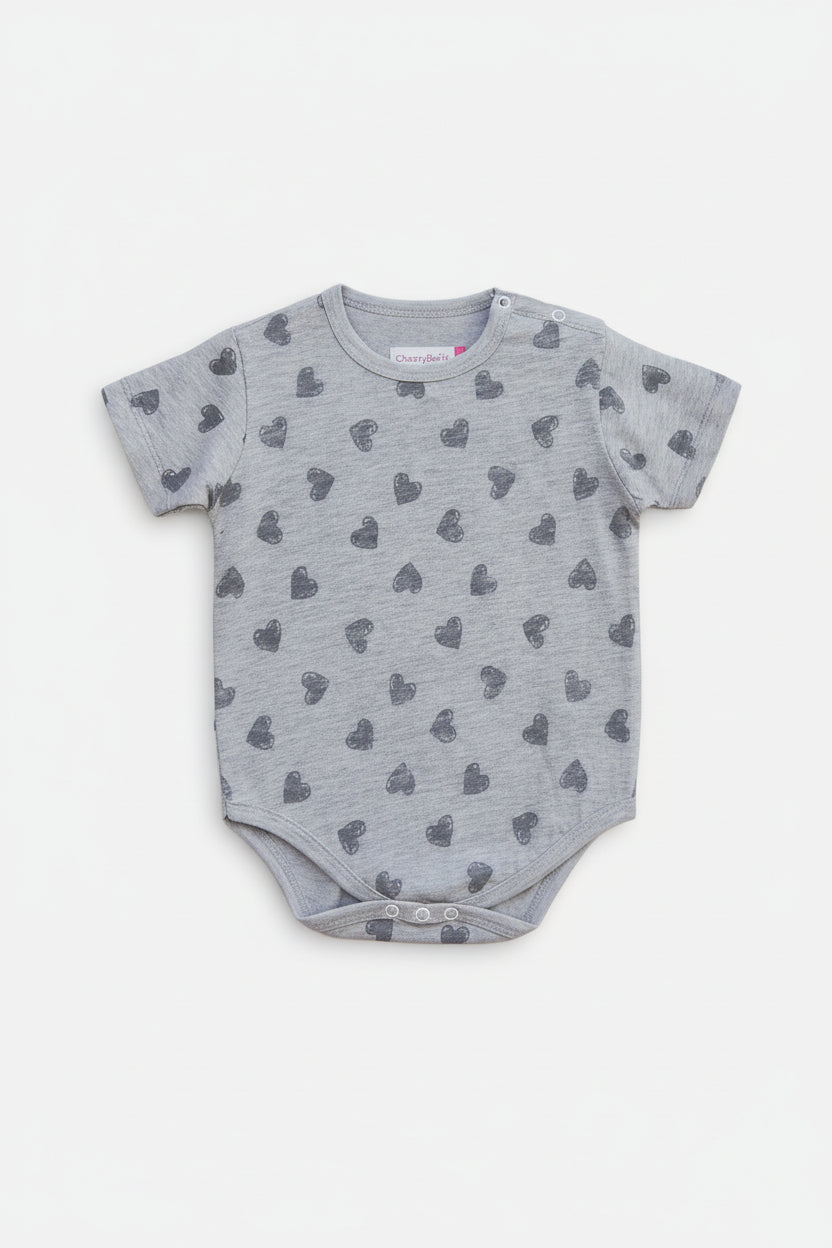 infant girl allover print romper