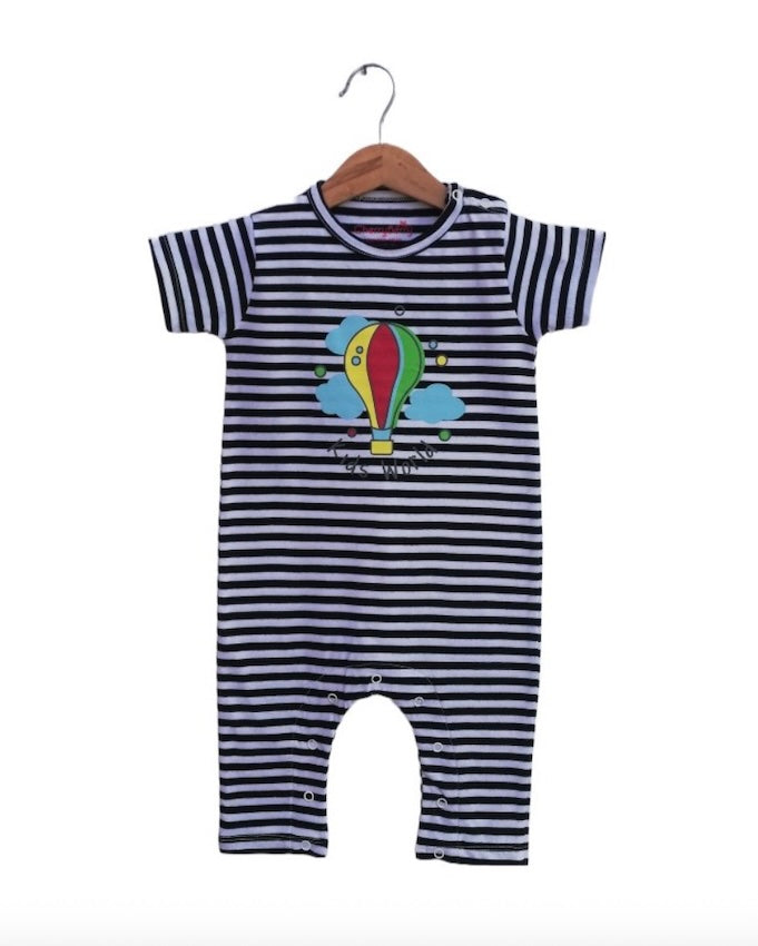 unisex infant Striped soft Romper