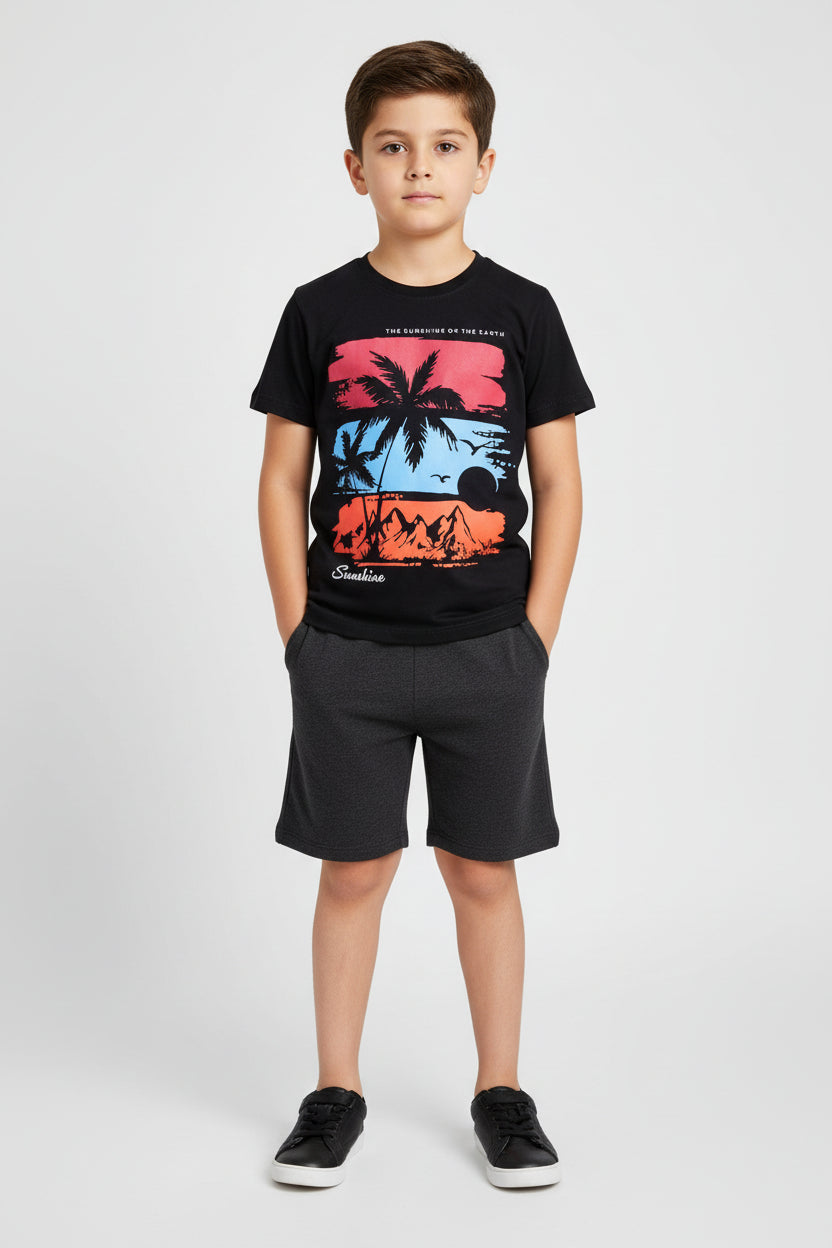 Boys T-shirt Shorts Set
