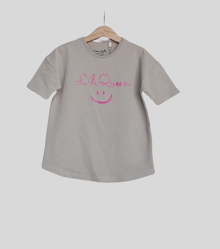 lil queen oversized loose fit drop shoulder set