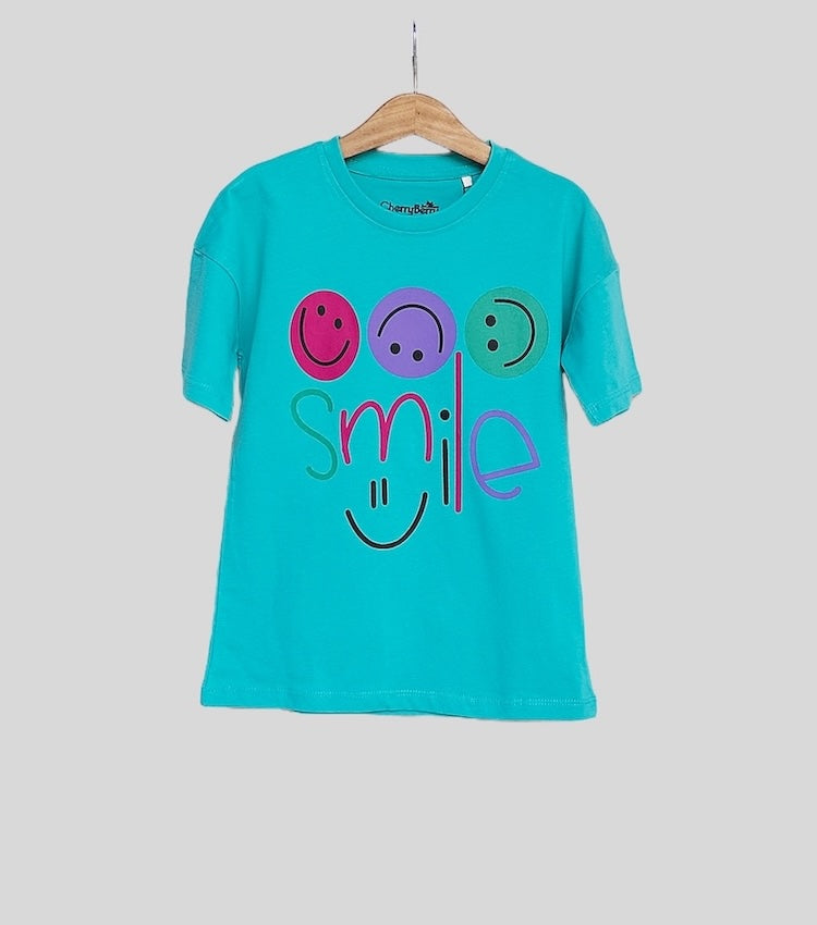 smile oversized drop shoulder top