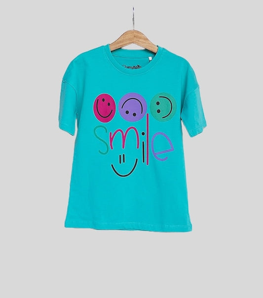 smile oversized drop shoulder top