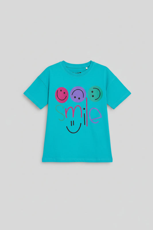 smile oversized drop shoulder top