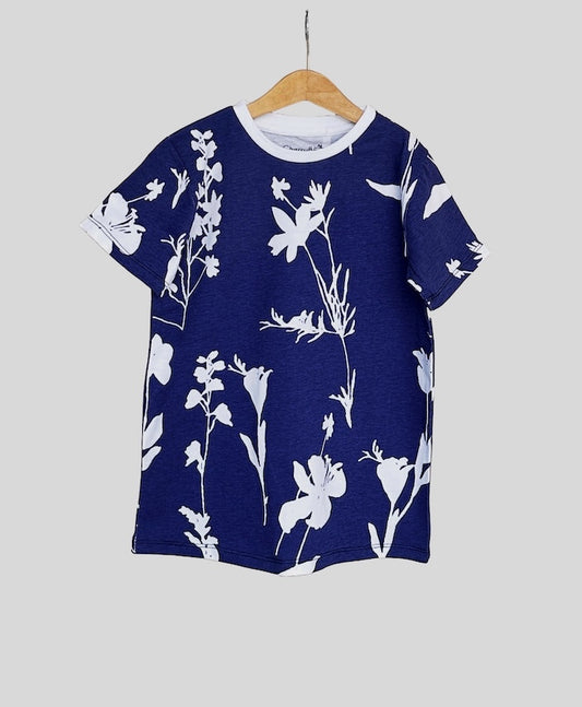 kids floral allover printed t shirt