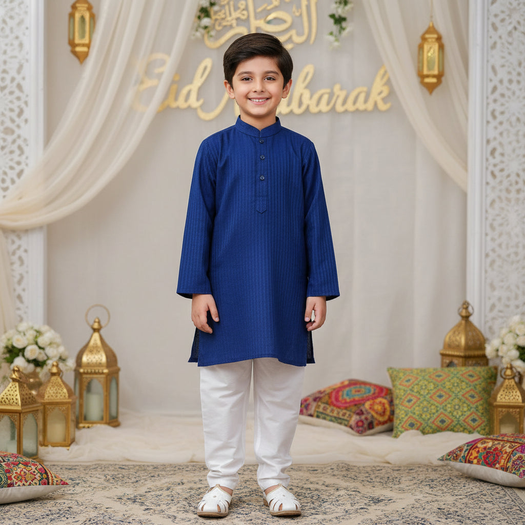 Cotton Jacquard Kurta