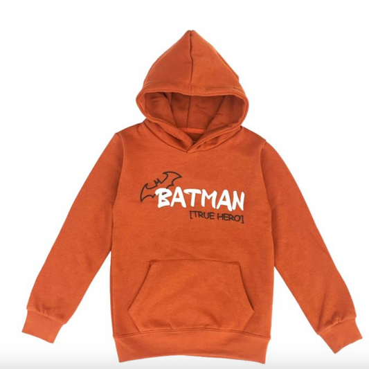 Batman True Hero Printed junior Hoodie