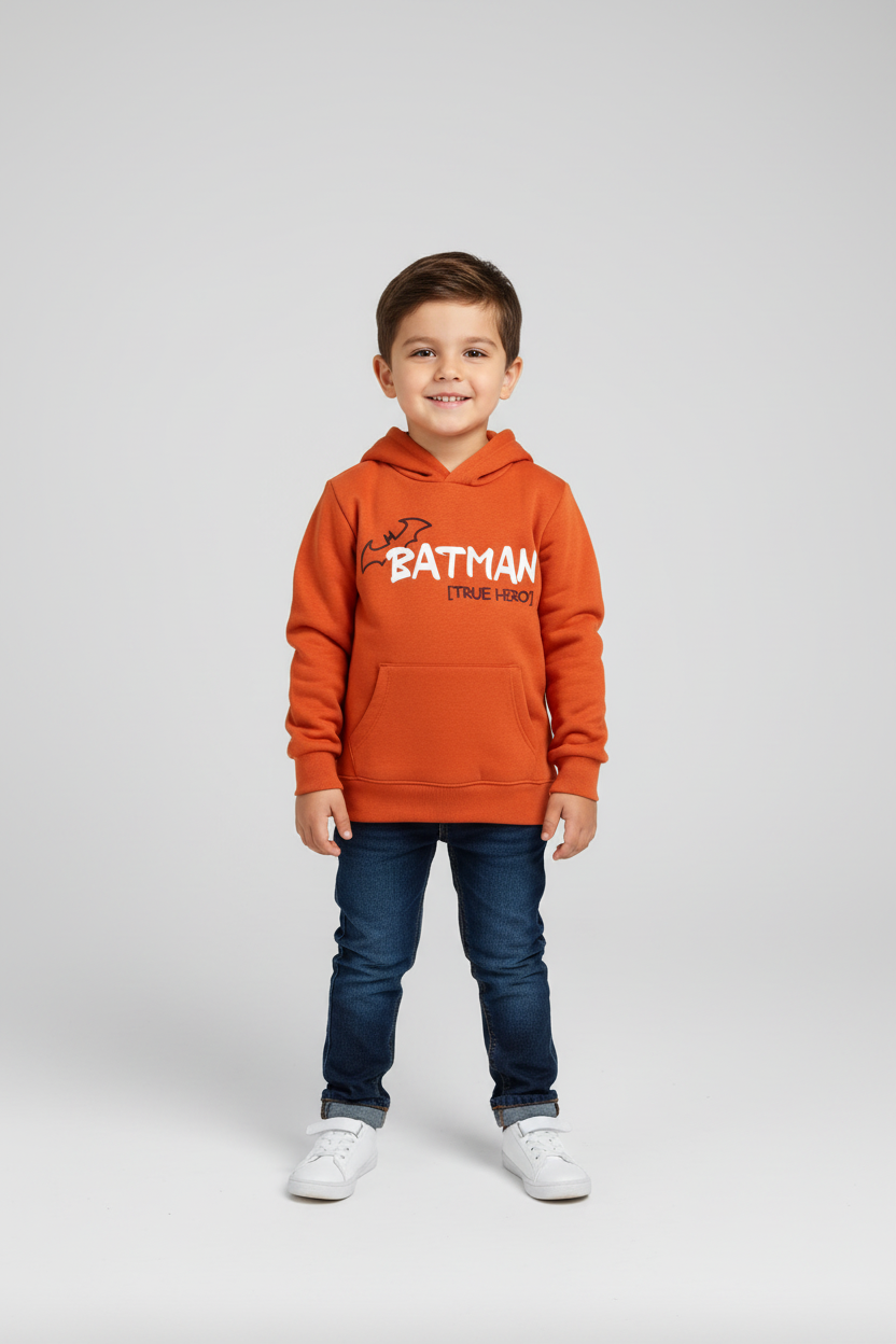 Batman True Hero Printed junior Hoodie