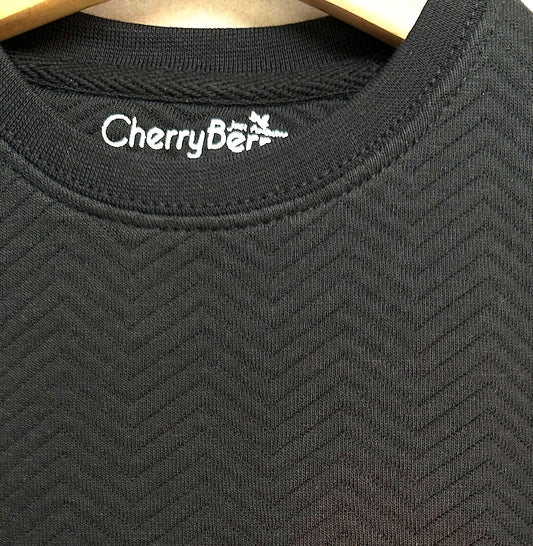 Unisex jacquard knit sweatshirt