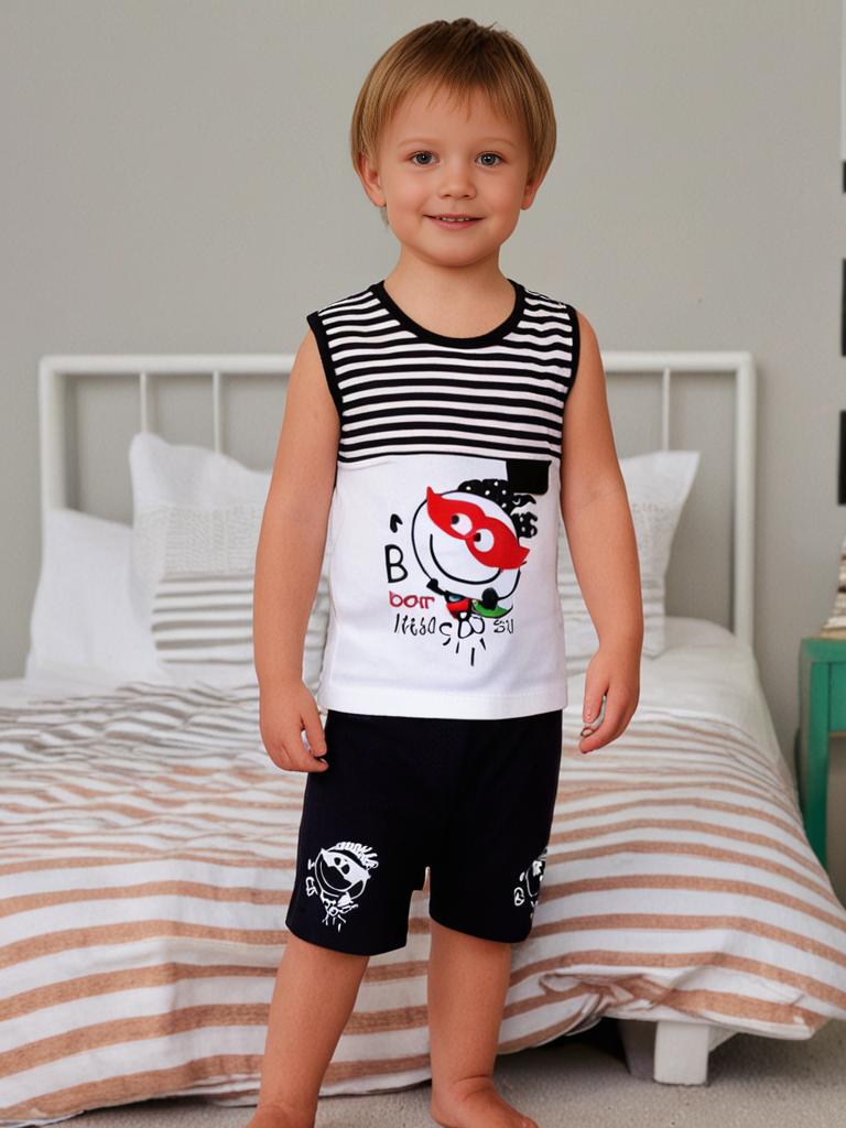Boys Minions T-shirt Shorts Set