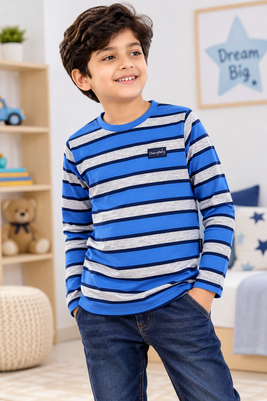 Striped long sleeves t-shirt