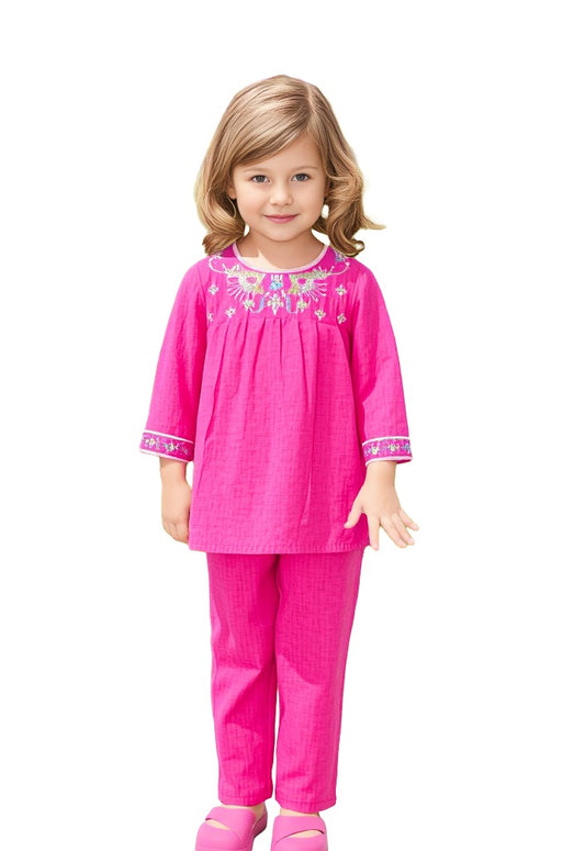 Embroider girl eastern wear