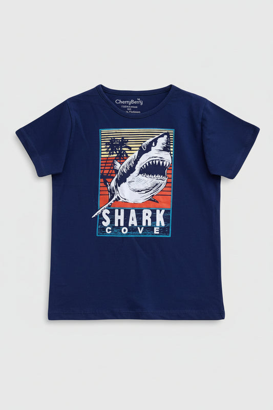 shark cove boy t-shirt
