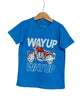 Way up moto biker boys tee
