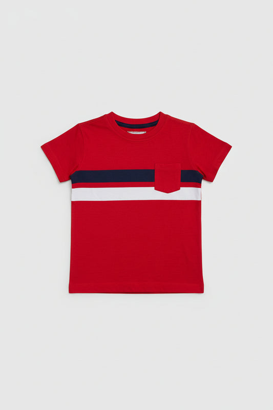 Pocket striped Tee