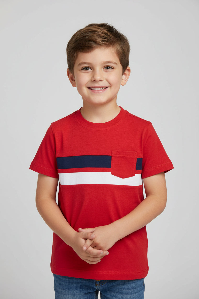 Pocket striped Tee