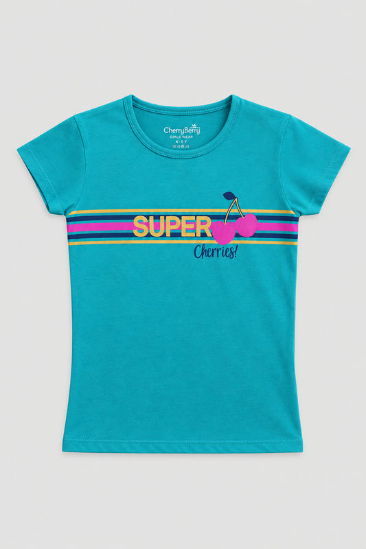 Super cherry girls t-shirt
