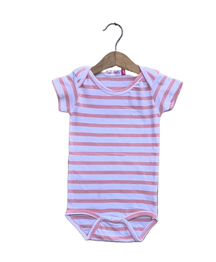 little kids unisex Striped Romper