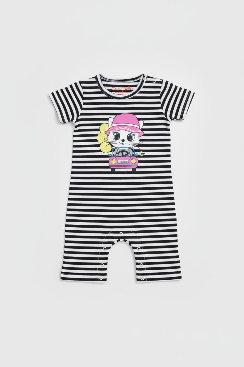 Baby Unisex Striped full Romper