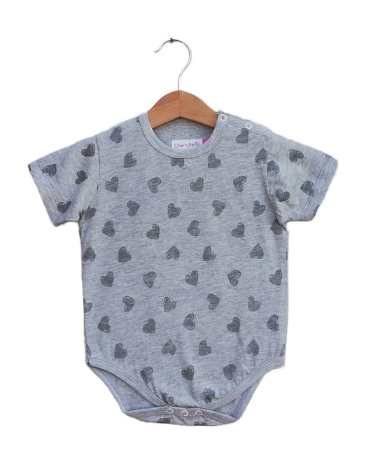 infant girl allover print romper
