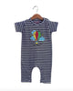 unisex infant Striped soft Romper