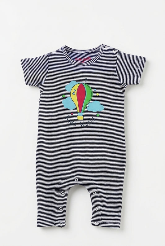 unisex Baby Striped full Romper