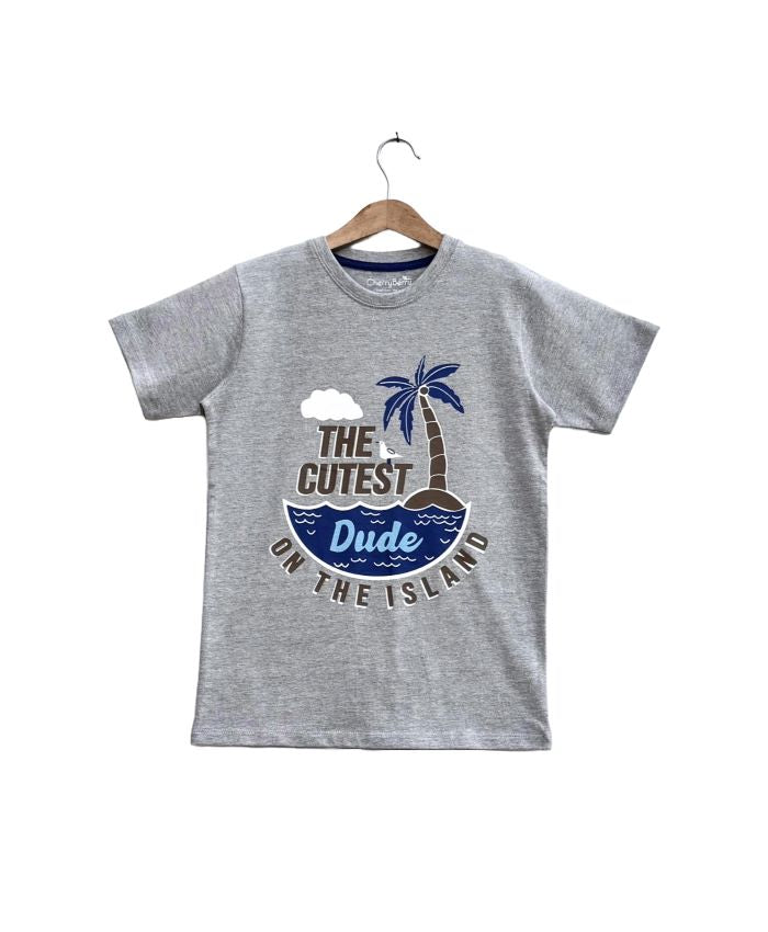 Boys Island Printed T-shirt
