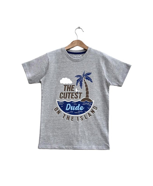 Boys Island Printed T-shirt
