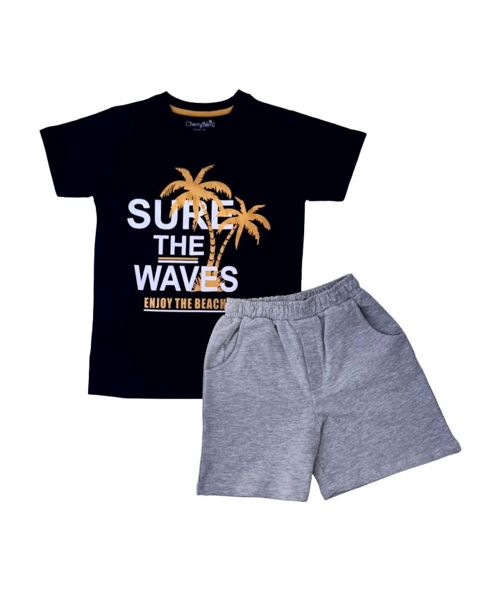 Boys surf T-shirt Shorts Set