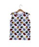 Boys carton allover printed sleeveless T-shirt