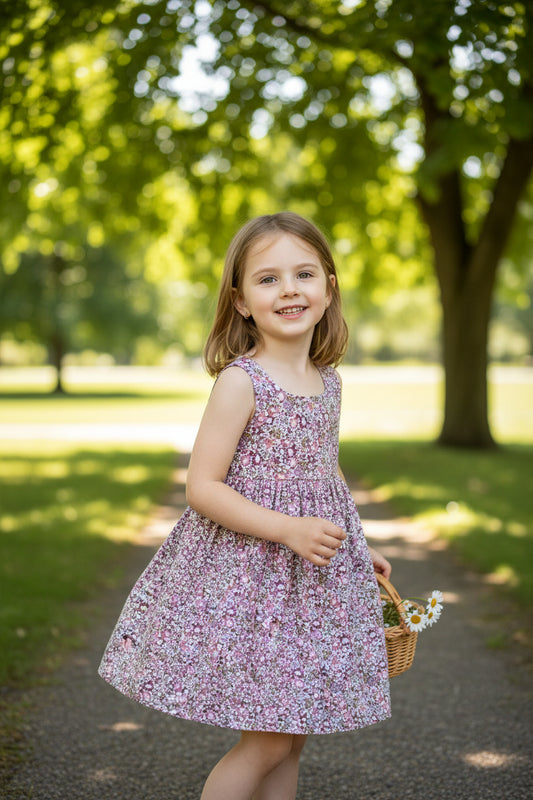 Baby Girls cotton floral print Frock