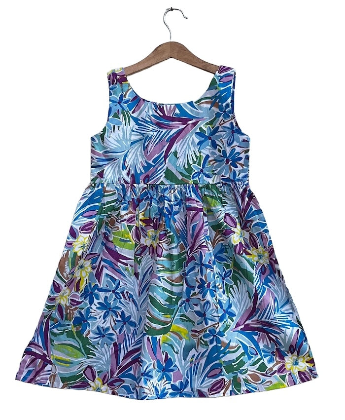 Girls cotton flower print Frock
