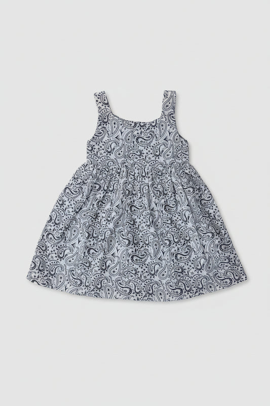Baby girl paisley print frock