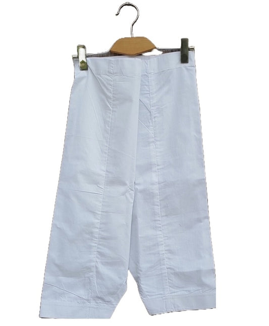 White cotton plain shalwar