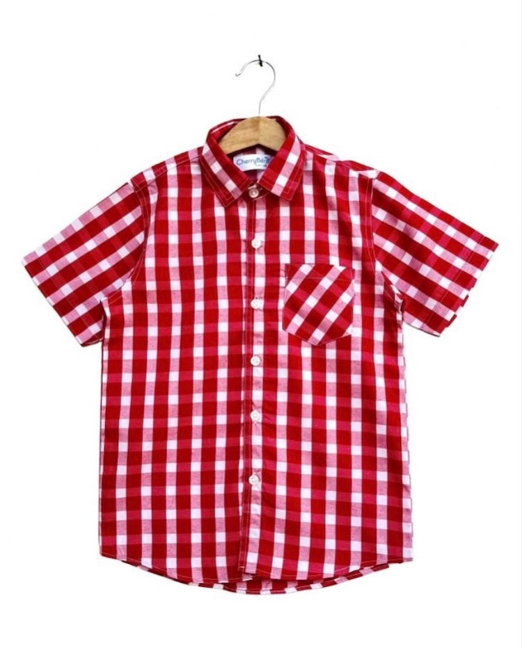 Boys check shirt