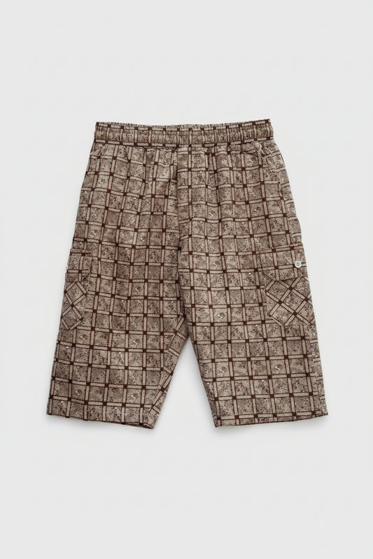 Boys Brown Long Shorts
