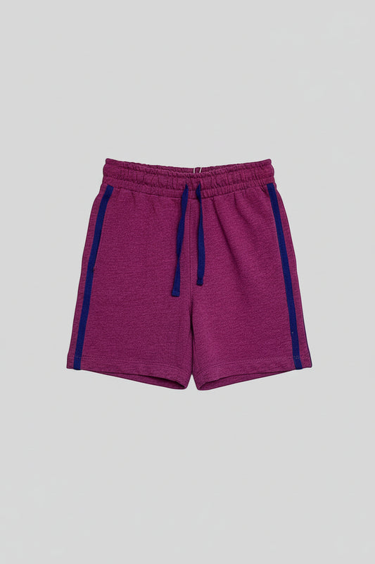 strips maroon short
