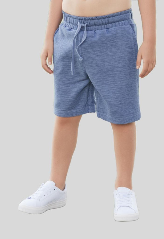 strips grey boys short