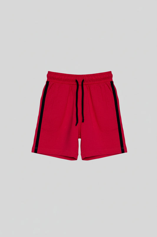 strips orange boys short