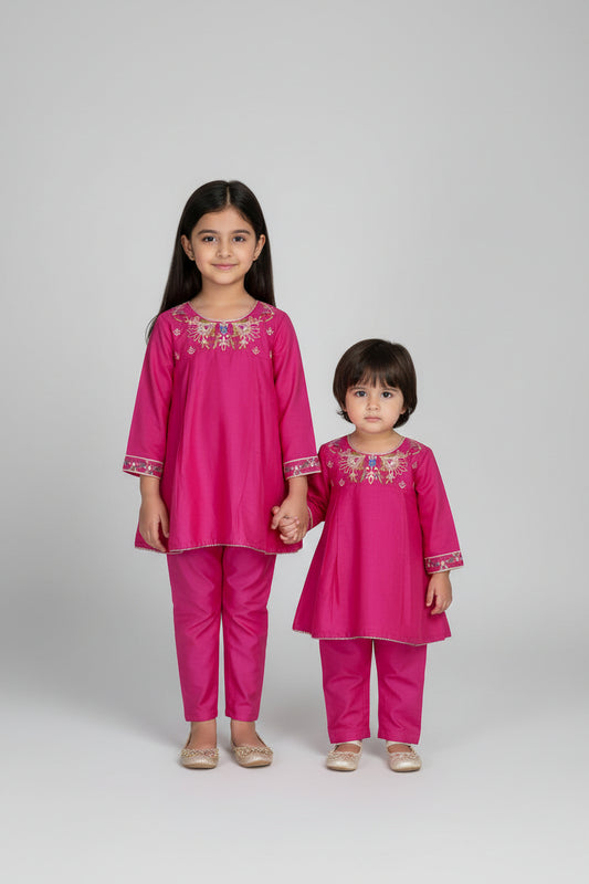 Embroider girl eastern wear