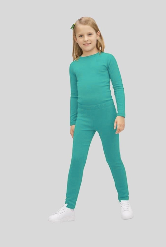 Turquoise colour leggy