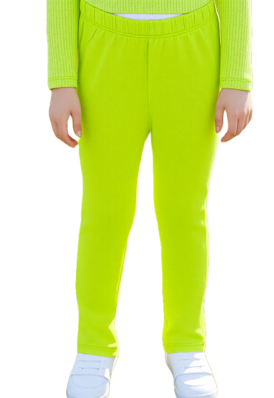 Girls green tights