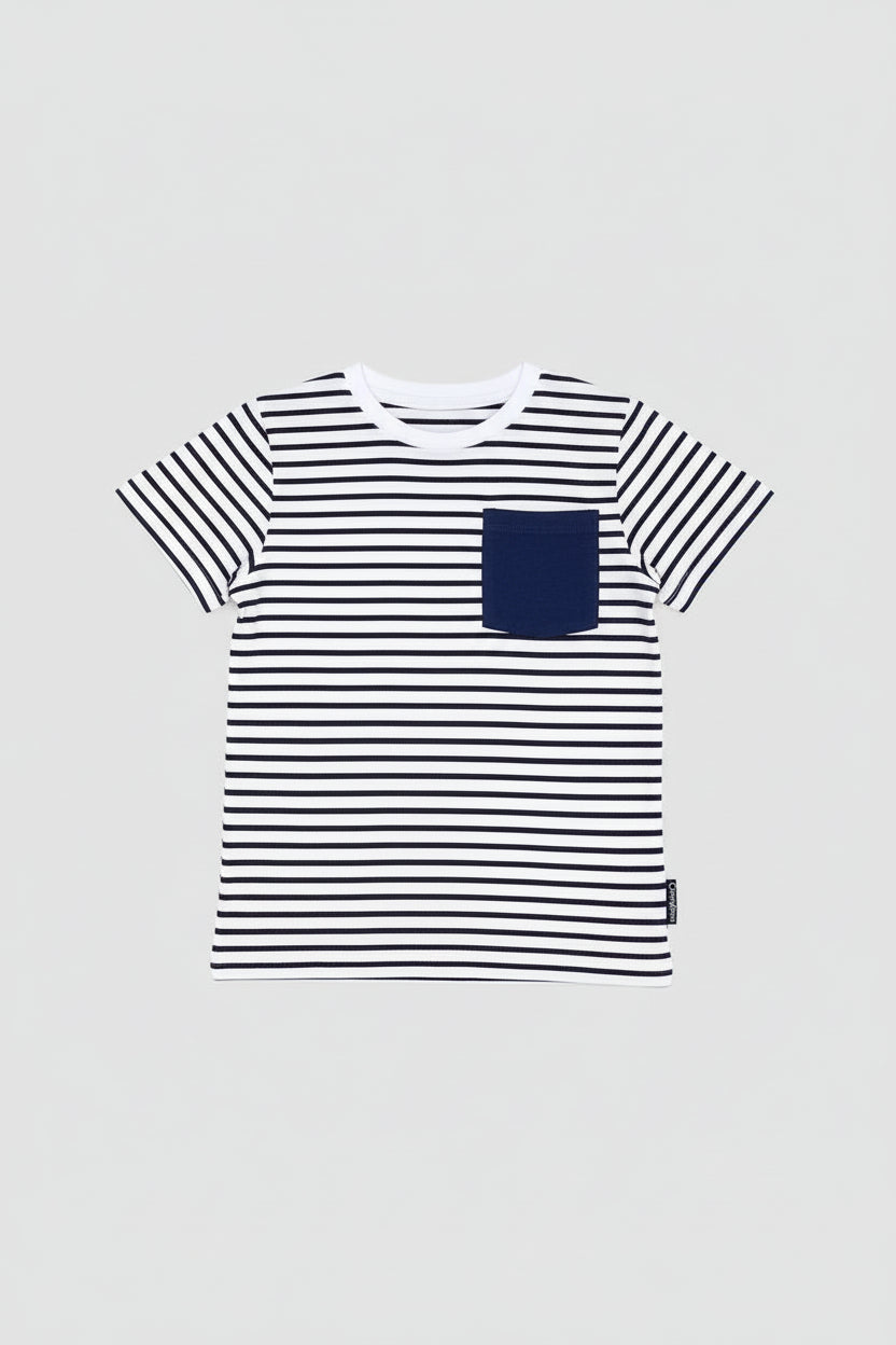 Pocket striped Tee