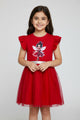 Doll net cotton frock