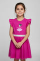 Fancy cotton net frock