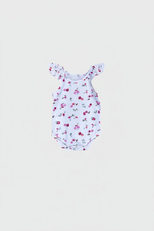 Rose baby Romper