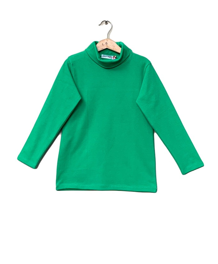 Unisex stretch baby High neck T-shirt