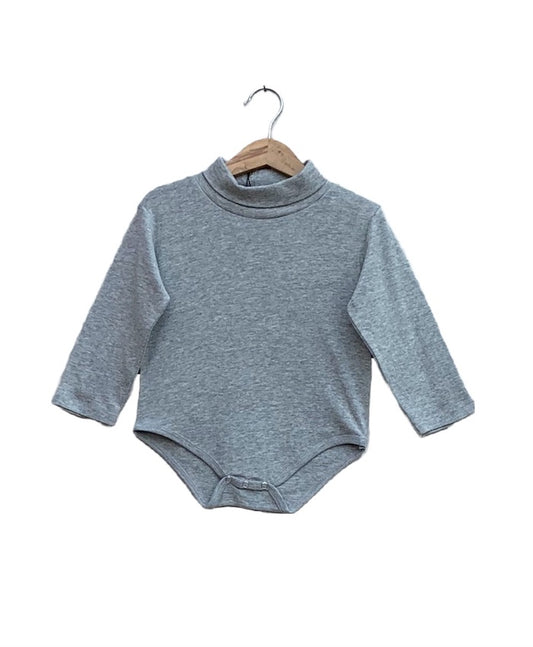 Baby Plain High Neck Romper