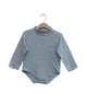 Baby Plain High Neck Romper
