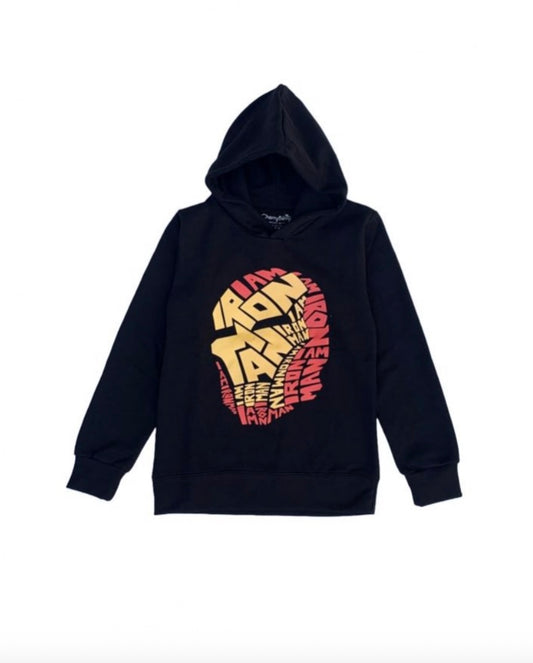 Iron man printed boys hoodie